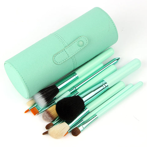 FOCALLURE Professional Makeup Brush Set 12Pcs Kit  Leather Cup Holder Case kit