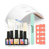 Rosalind New Arrival 10ML UV Gel Kit Soak-off Gel Polish Gel Nail Kit Nail Art Tools Sets Kits SUN9C Manicure Set