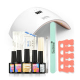 Rosalind New Arrival 10ML UV Gel Kit Soak-off Gel Polish Gel Nail Kit Nail Art Tools Sets Kits SUN9C Manicure Set