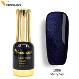 VENALISA Super Color Gel Paints Crystal Lacquer CANNI Nail Art Glitter Pearl Diamonds Soak off Platinum UV LED Gel Nail Polish