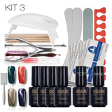 Rosalind Magnet Cat Eyes Nail Art Tools Cure 6W UV Lamp Gel Polish Soak Off Base Coat Top Coat Gel Nail Nail Manicure Kits Nai