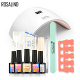 Rosalind New Arrival 10ML UV Gel Kit Soak-off Gel Polish Gel Nail Kit Nail Art Tools Sets Kits SUN9C Manicure Set