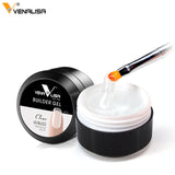Venalisa new 15ml 12 color uv builder camouflage jelly uv gel, nails extend gel,natural color uv hard nail constraction poly gel