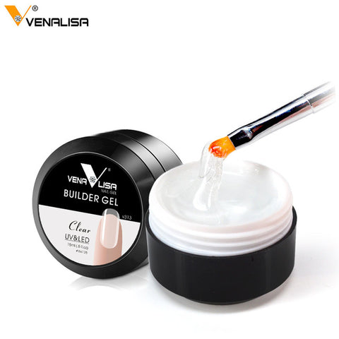 Venalisa new 15ml 12 color uv builder camouflage jelly uv gel, nails extend gel,natural color uv hard nail constraction poly gel