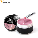 Venalisa new 15ml 12 color uv builder camouflage jelly uv gel, nails extend gel,natural color uv hard nail constraction poly gel