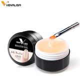 Venalisa new 15ml 12 color uv builder camouflage jelly uv gel, nails extend gel,natural color uv hard nail constraction poly gel