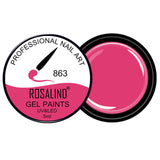 ROSALIND Gel Lacquer 5ml Pure Colors UV  Nail Gel Varnish Manicure DIY French Nail Art Polish Design Nail Painting Color