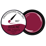 ROSALIND Gel Lacquer 5ml Pure Colors UV  Nail Gel Varnish Manicure DIY French Nail Art Polish Design Nail Painting Color