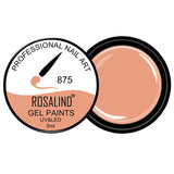 ROSALIND Gel Lacquer 5ml Pure Colors UV  Nail Gel Varnish Manicure DIY French Nail Art Polish Design Nail Painting Color