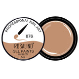 ROSALIND Gel Lacquer 5ml Pure Colors UV  Nail Gel Varnish Manicure DIY French Nail Art Polish Design Nail Painting Color