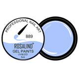 ROSALIND Gel Lacquer 5ml Pure Colors UV  Nail Gel Varnish Manicure DIY French Nail Art Polish Design Nail Painting Color