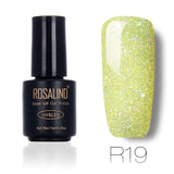 ROSALIND Gel 1S 7ML Nail Polish Rainbow Shimmer R01-29 Nail Art UV LED Manicure Semi Permanent Lucky Soak Off gel lacquer
