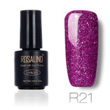 ROSALIND Gel 1S 7ML Nail Polish Rainbow Shimmer R01-29 Nail Art UV LED Manicure Semi Permanent Lucky Soak Off gel lacquer