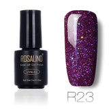 ROSALIND Gel 1S 7ML Nail Polish Rainbow Shimmer R01-29 Nail Art UV LED Manicure Semi Permanent Lucky Soak Off gel lacquer