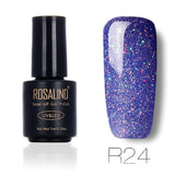 ROSALIND Gel 1S 7ML Nail Polish Rainbow Shimmer R01-29 Nail Art UV LED Manicure Semi Permanent Lucky Soak Off gel lacquer