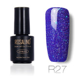 ROSALIND Gel 1S 7ML Nail Polish Rainbow Shimmer R01-29 Nail Art UV LED Manicure Semi Permanent Lucky Soak Off gel lacquer