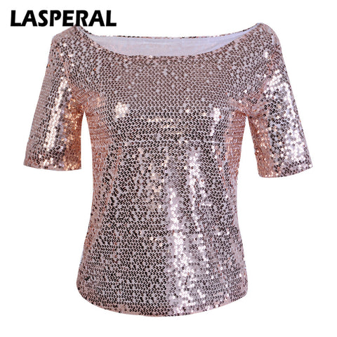 Women's Fashion Sequined Loose Top