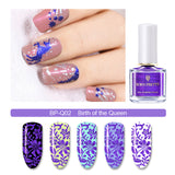 BORN PRETTY Purple Color Series Nail Stamping Polish 6ml Printing Varnish Rose Red Manicure Art Image Stamp Lacquer