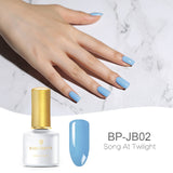 BORN PRETTY Jazz Blue Gel Series Pure Color Nail Gel Polish 6ml Purple Soak Off UV Lacquer Varnish