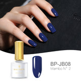 BORN PRETTY Jazz Blue Gel Series Pure Color Nail Gel Polish 6ml Purple Soak Off UV Lacquer Varnish