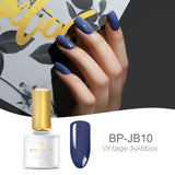 BORN PRETTY Jazz Blue Gel Series Pure Color Nail Gel Polish 6ml Purple Soak Off UV Lacquer Varnish