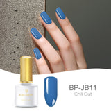 BORN PRETTY Jazz Blue Gel Series Pure Color Nail Gel Polish 6ml Purple Soak Off UV Lacquer Varnish