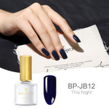 BORN PRETTY Jazz Blue Gel Series Pure Color Nail Gel Polish 6ml Purple Soak Off UV Lacquer Varnish