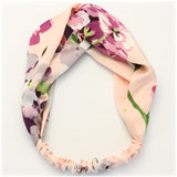Silk Elastic Cross Headband