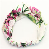 Silk Elastic Cross Headband