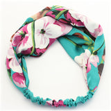 Silk Elastic Cross Headband
