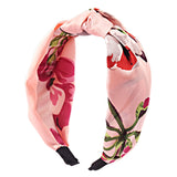 Silk Elastic Cross Headband