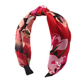 Silk Elastic Cross Headband