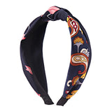 Silk Elastic Cross Headband