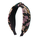Silk Elastic Cross Headband