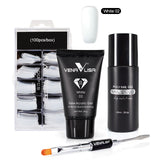 VENALISA Acrylic Gel Kit Soak Off UV LED Poly Gel Real Quality Fast Dry Matte Clear Color Builder Gel Long Lasting Crystal Gel