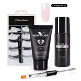 VENALISA Acrylic Gel Kit Soak Off UV LED Poly Gel Real Quality Fast Dry Matte Clear Color Builder Gel Long Lasting Crystal Gel