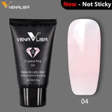 VENALISA Acrylic Gel Kit Soak Off UV LED Poly Gel Real Quality Fast Dry Matte Clear Color Builder Gel Long Lasting Crystal Gel