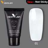 VENALISA Acrylic Gel Kit Soak Off UV LED Poly Gel Real Quality Fast Dry Matte Clear Color Builder Gel Long Lasting Crystal Gel