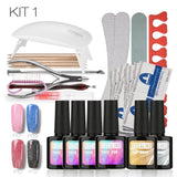Rosalind Faux Fur UV Gel Kit Soak-off Gel Polish Gel Nail Kit Nail Art Tools Sets Kits Manicure Set