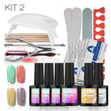 Rosalind Faux Fur UV Gel Kit Soak-off Gel Polish Gel Nail Kit Nail Art Tools Sets Kits Manicure Set