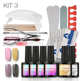 Rosalind Faux Fur UV Gel Kit Soak-off Gel Polish Gel Nail Kit Nail Art Tools Sets Kits Manicure Set