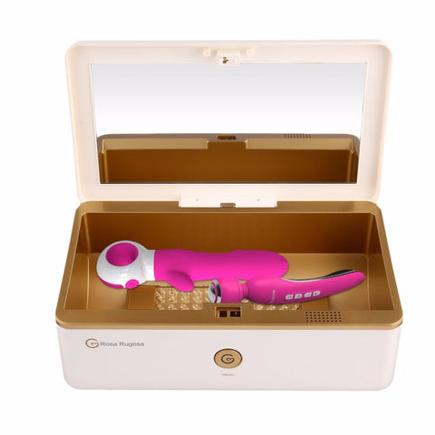 Rosa Rugosa Portable Automatic Sterilizing Box Ultraviolet Ray and Ozone Dual Disinfection Box with Lamp Indicator