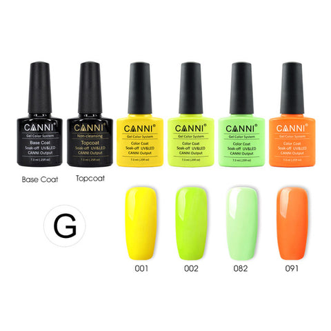 CANNI UV Gel Polish LED Gel Colors Set Nail Art Camouflage Nude Color Series Gel Nail Polish Base Top Coat Kit
